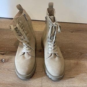 NEW! Steve Madden Checker Lug Sole Combat Boots Sz 8